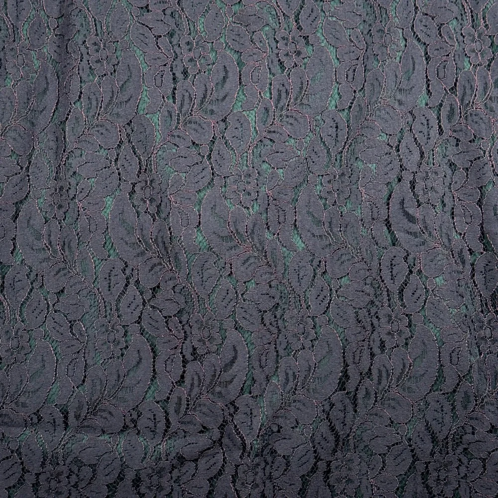 Talbots Skirt Petites 14P Black Lace Pencil Office Business Party Goth Glam Work